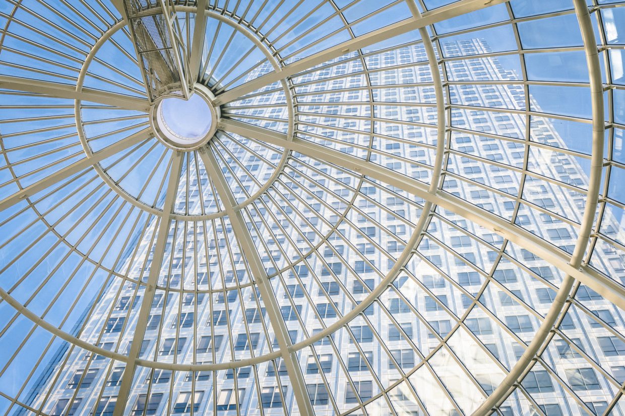 Banking professionals in a modern corporate setting